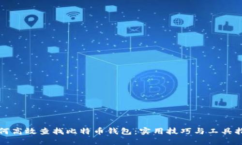 如何高效查找比特币钱包：实用技巧与工具指南